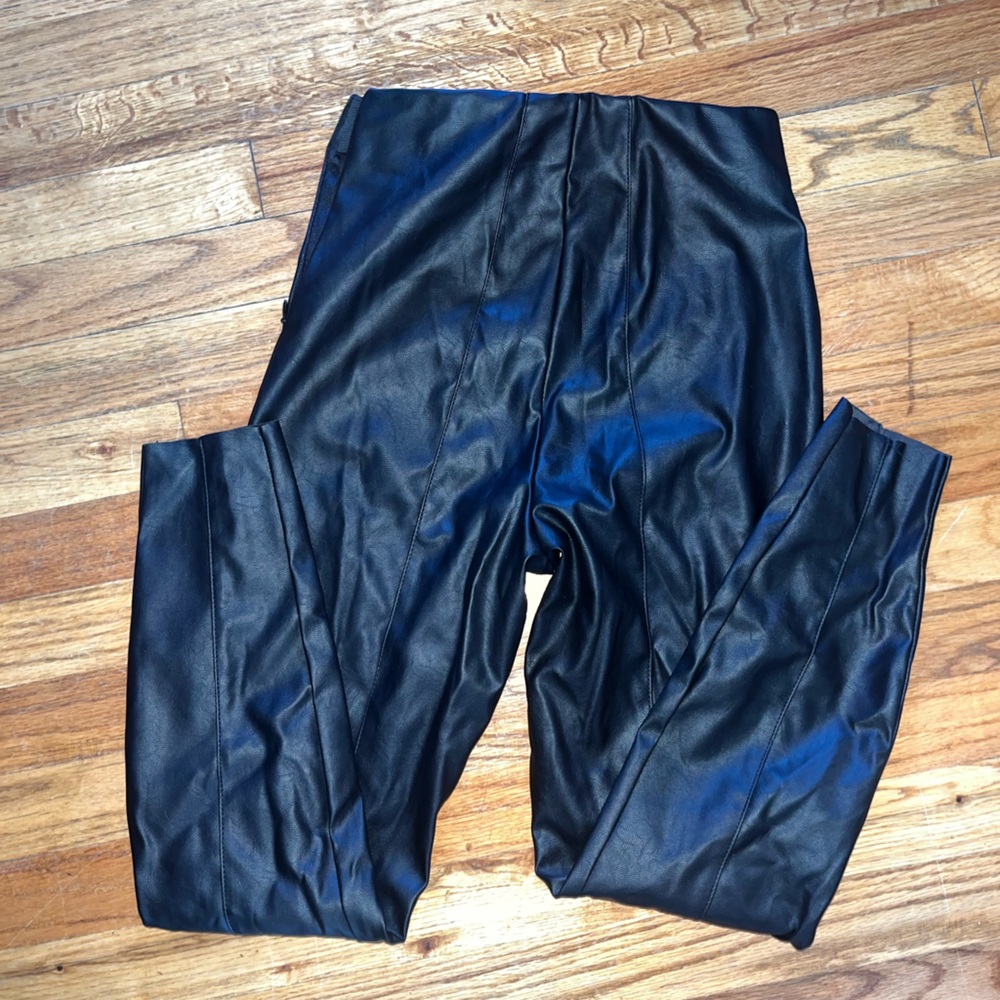 Pleather leggings